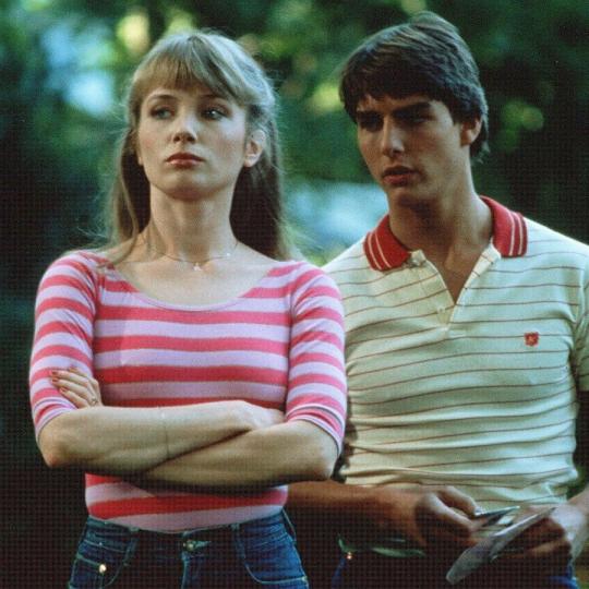 Tom Cruise and Rebecca De Mornay in Risky Business 
