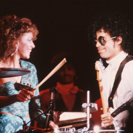 Sheila E. and Prince in concert, 1985