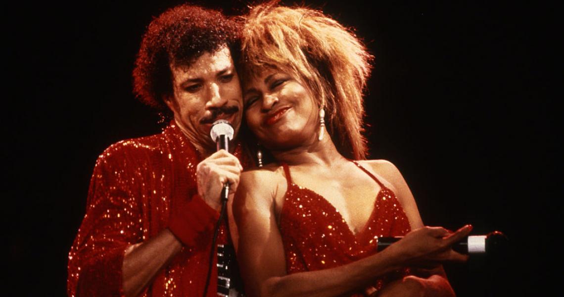 Lionel Richie and Tina Turner, both Grammy winners in 1985