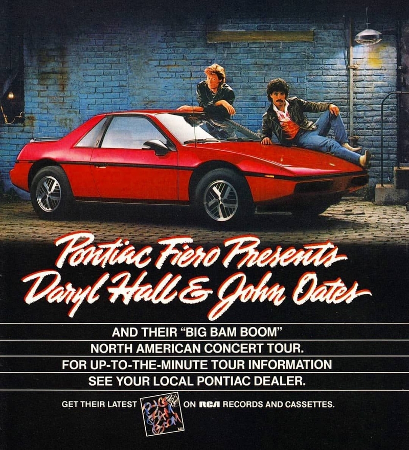 Hall & Oates Pontiac ad, 1985