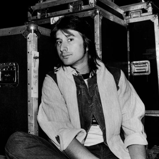 Singer Steve Perry of Journey at the Rosemont Horizon in Rosemont, Illinois, June 12, 1983. (Photo by Paul Natkin/Getty Images)