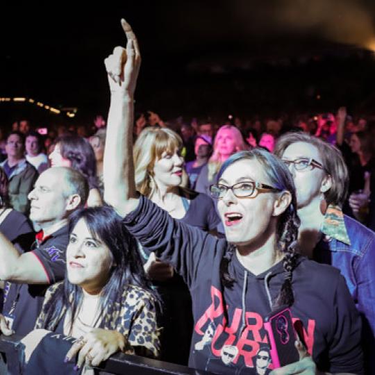 Duran Duran crowd shot at Lake Tahoe show 