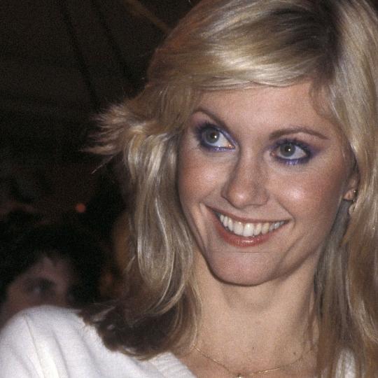 Singer Olivia Newton-John attends the "Xanadu" Wrap-Up Party on February 9, 1980 at Hollywood General Studios in Hollywood, California. (Photo by Ron Galella/Ron Galella Collection via Getty Images)