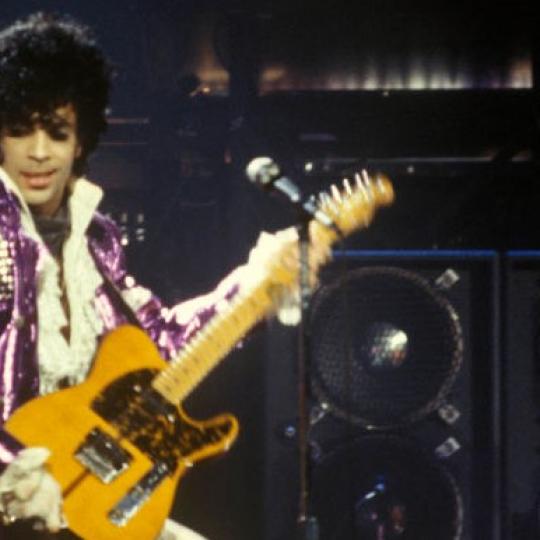 UNITED STATES - SEPTEMBER 13: RITZ CLUB Photo of PRINCE, Prince performing on stage - Purple Rain Tour (Photo by Richard E. Aaron/Redferns)