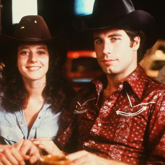 Debra Winger and John Travolta in 'Urban Cowboy'