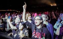 Duran Duran crowd shot at Lake Tahoe show 