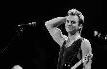 Sting performing in concert at the Bercy in Paris in 1985. (Photo by THIERRY ORBAN/Sygma via Getty Images)