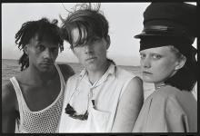 New Wave Band the Thompson Twins (Photo by Lynn Goldsmith/Corbis/VCG via Getty Images)