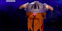 The Viking performs on 'The Masked Singer'