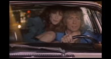 Tawny Kitaen and David Coverdale in the "Here I Go Again" video