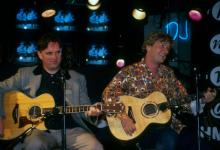 Chris Difford and Glenn Tilbrook of Squeeze in 1991