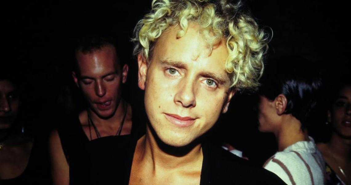 Martin Gore of Depeche Mode at Club USA, New York, New York, September 23, 1993. (Photo by Steve Eichner/Getty Images)