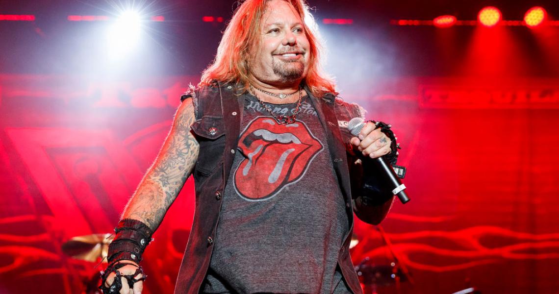  Vince Neil performs on stage during Summer Night Concerts at PNE Amphitheatre on August 22, 2019 in Vancouver, Canada. (Photo by Andrew Chin/Getty Images)