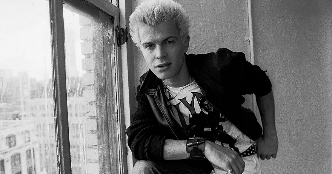 Billy Idol at a stylist's loft in New York, New York, September 24,1981. (Photo by Paul Natkin/Getty Images)