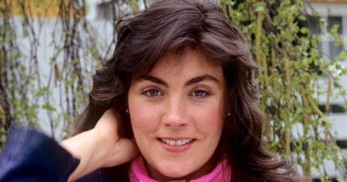 Laura Branigan on 21.04.1983 in Bremen. (Photo by Fryderyk Gabowicz/picture alliance via Getty Images)