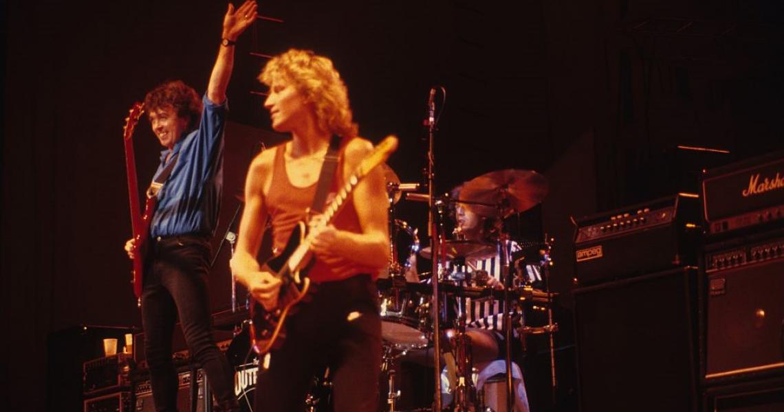 MINNESOTA - 1986: The Outfield performs in Minnesota in August 1986. (Photo by jim Steinfeldt/Michael Ochs Archives/Getty Images) 