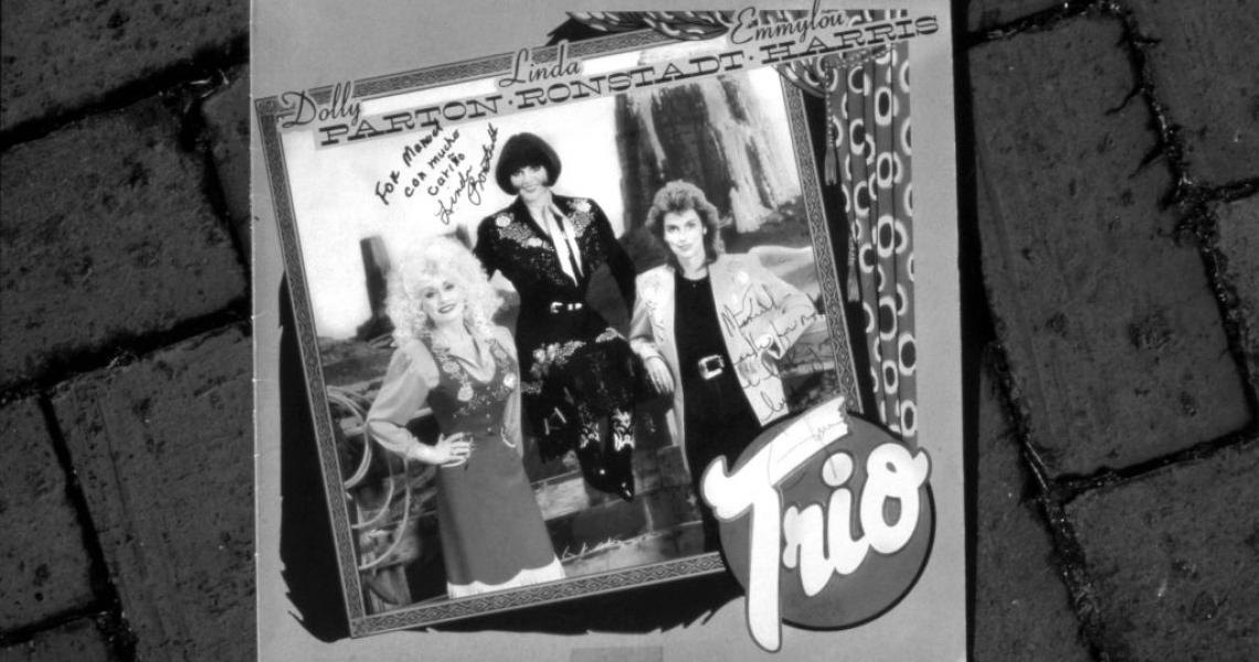 An autographed copy of the 'Trio' album