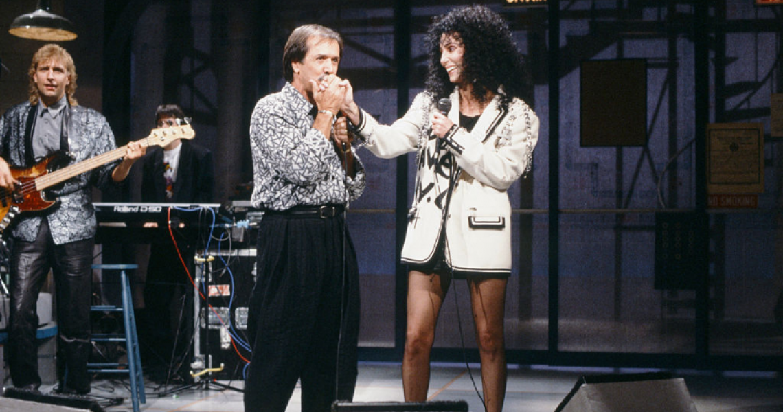 Sonny and Cher reunite, 1989
