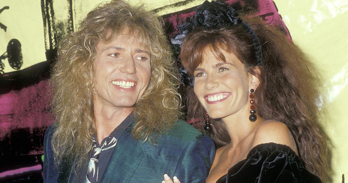 David Coverdale and Tawny Kitaen in 1988