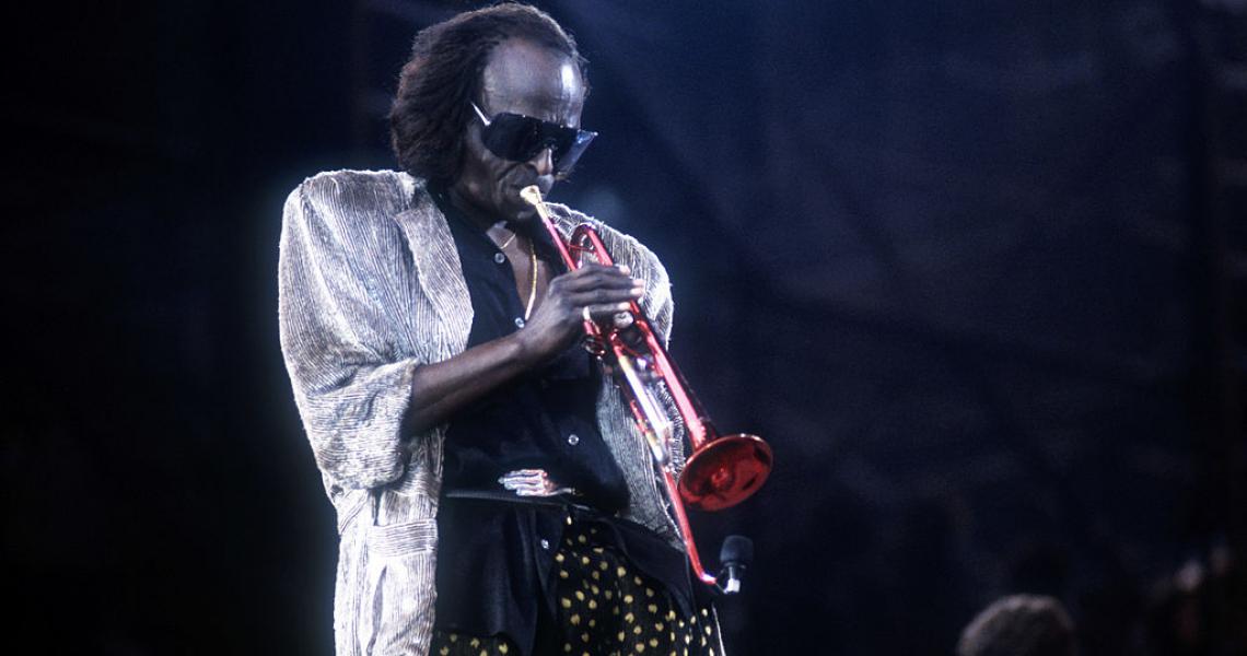 Miles Davis in 1986