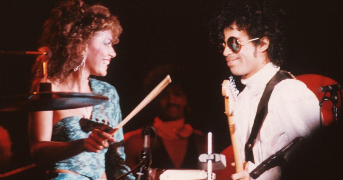 Sheila E. and Prince in concert, 1985