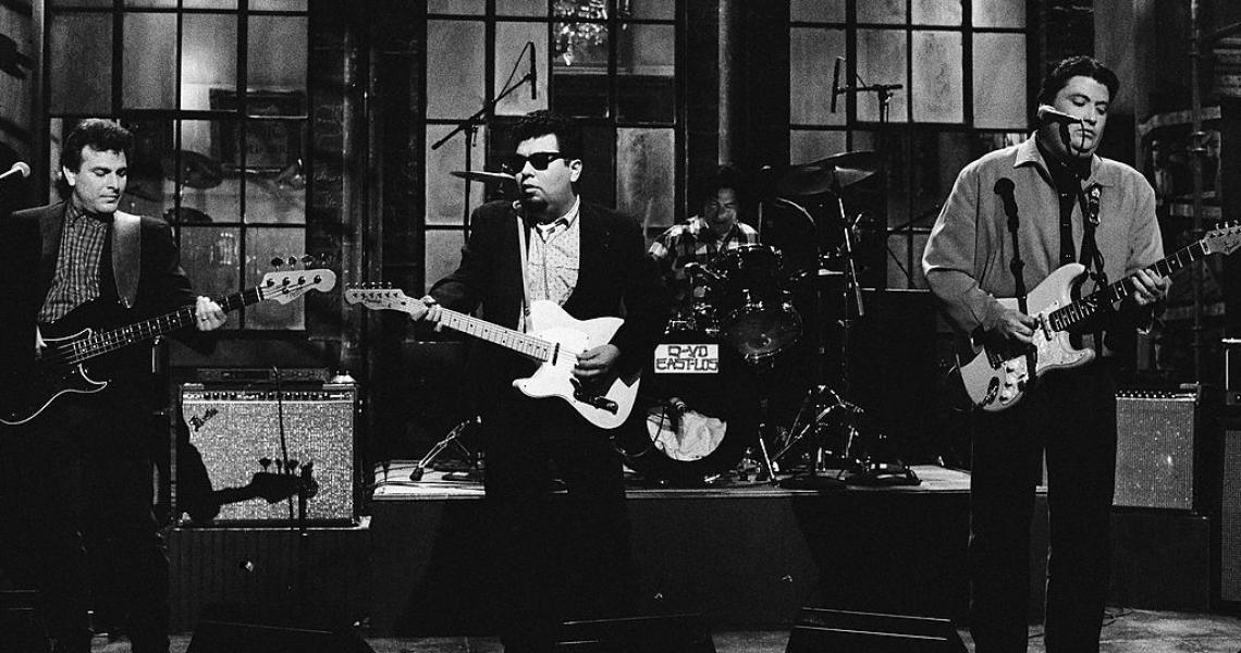 Los Lobos perform on 'Saturday Night Live' in 1987